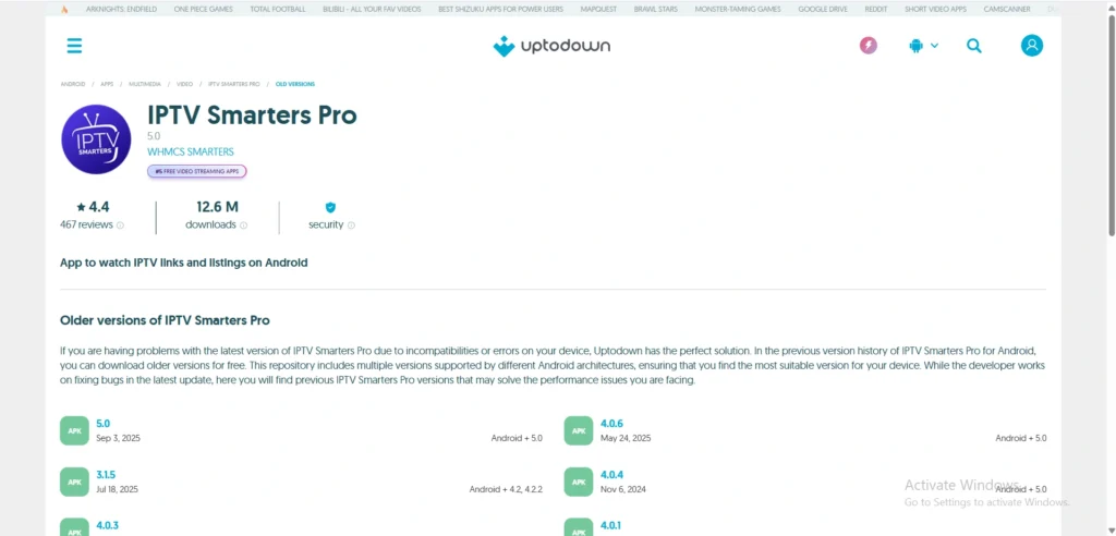 IPTV Smarters pro