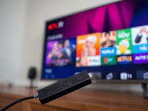 Best IPTV for Firestick streaming interface displayed on modern television screen