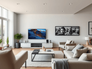 Modern streaming setup showing how to buy IPTV online on multiple devices