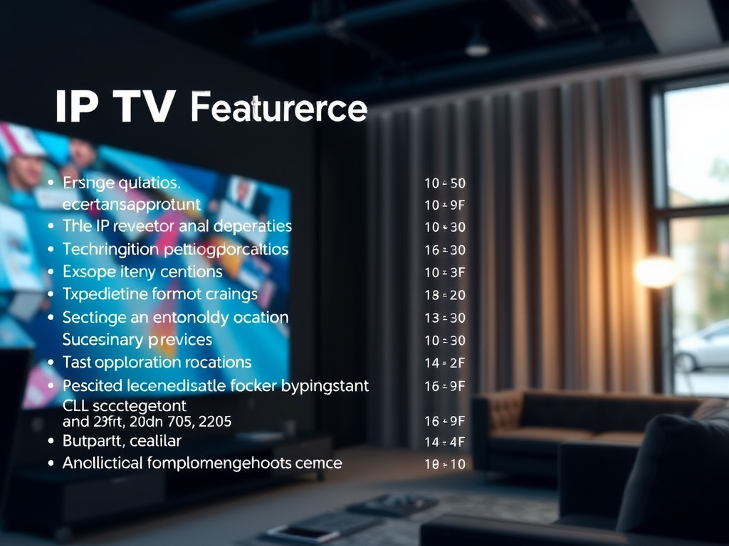 IPTV provider features and pricing
